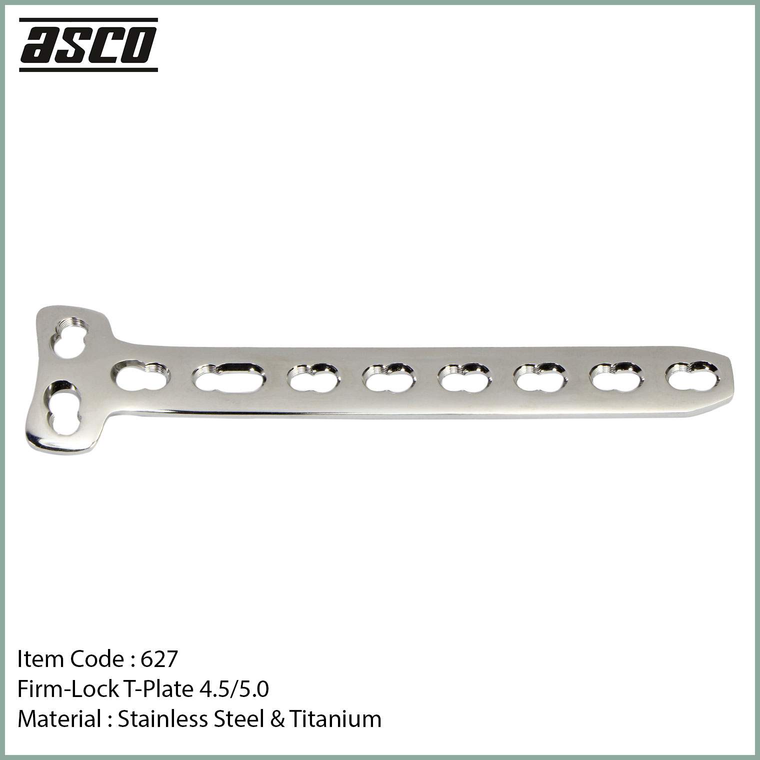 627-Firm-Lock-LCP-Orthopedic-T-Plate
