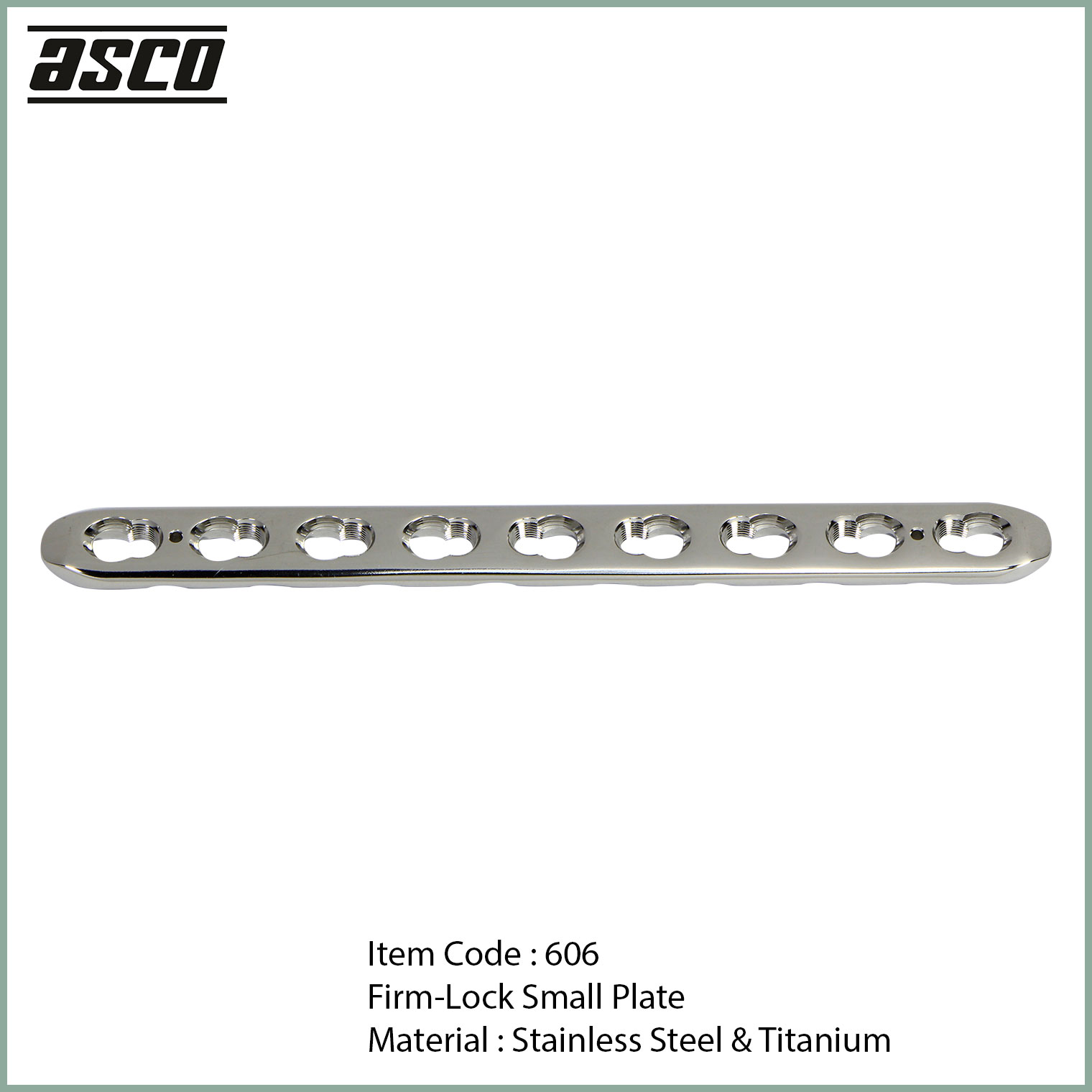606-Small-LCP-Locking-Orthopedic-Plate
